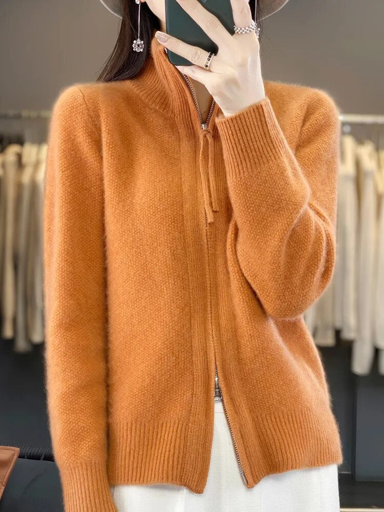 Van Beeck Amsterdam® | Comfortabele Zip-Up Cardigan