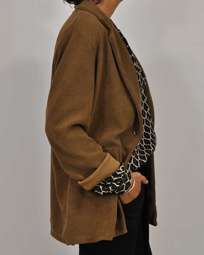 Van Beeck Amsterdam® | Relaxed V-Hals Midi-Shirt