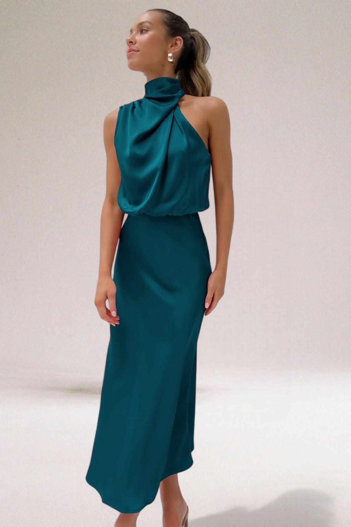 Van Beeck Amsterdam® | Satijnen Glamour Jurk