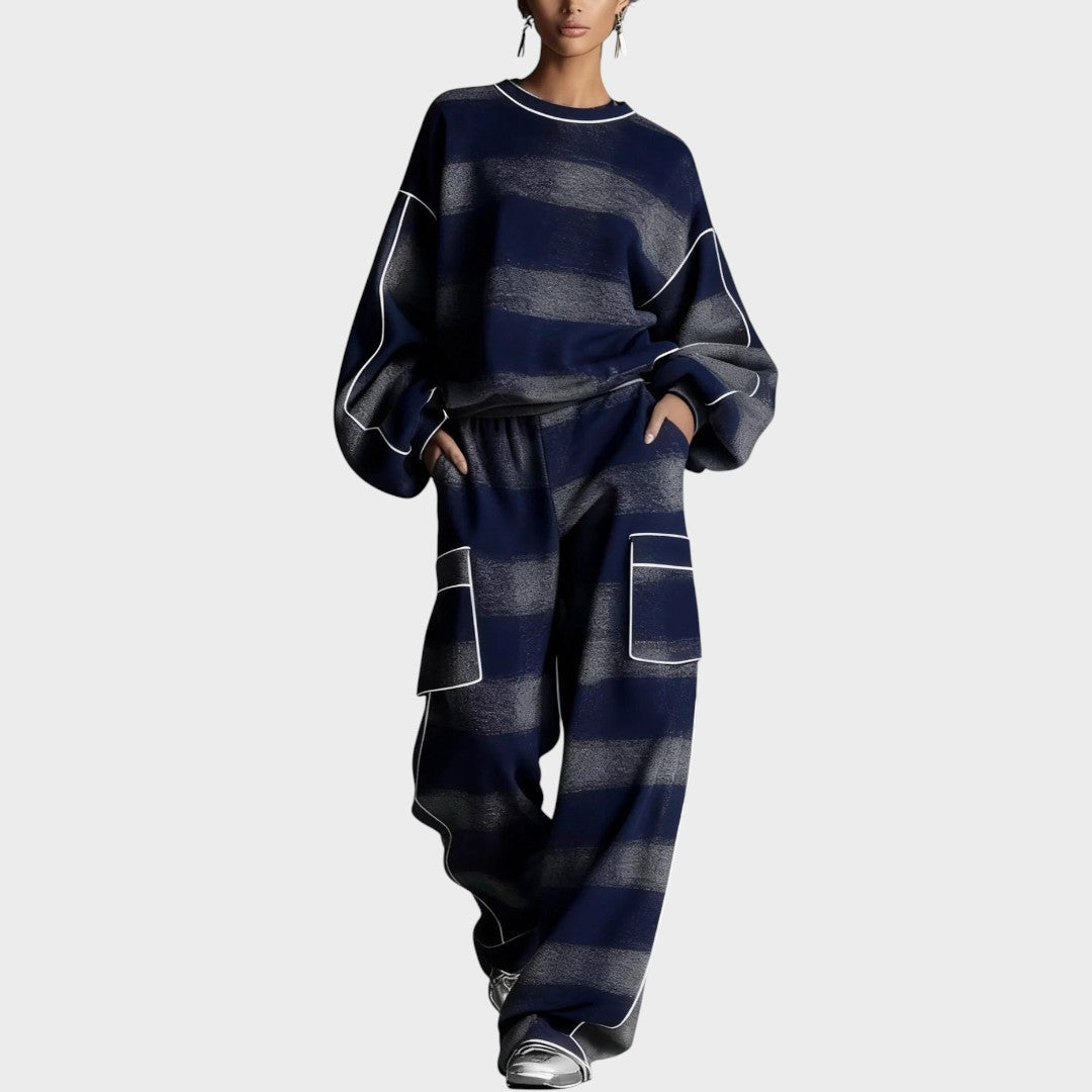 Van Beeck Amsterdam® | Jersey- en Broekset met ultiem comfort en flatterende look voor dagelijks en reizen