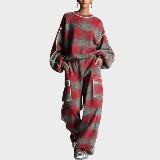Van Beeck Amsterdam® | Jersey- en Broekset met ultiem comfort en flatterende look voor dagelijks en reizen