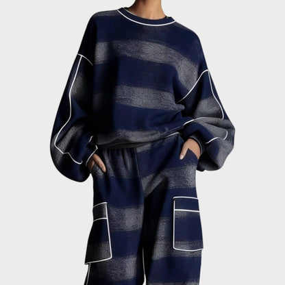 Van Beeck Amsterdam® | Jersey- en Broekset met ultiem comfort en flatterende look voor dagelijks en reizen