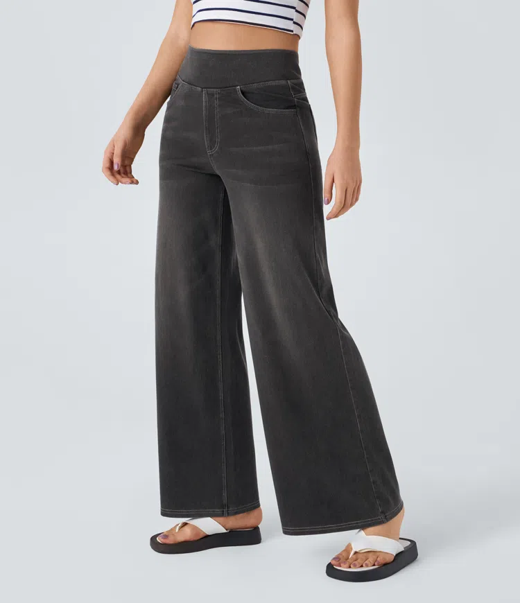 Van Beeck Amsterdam® | Comfortabele jeans met hoge taille