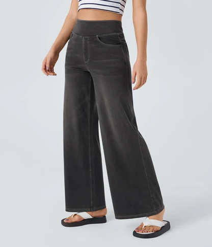 Van Beeck Amsterdam® | Comfortabele jeans met hoge taille