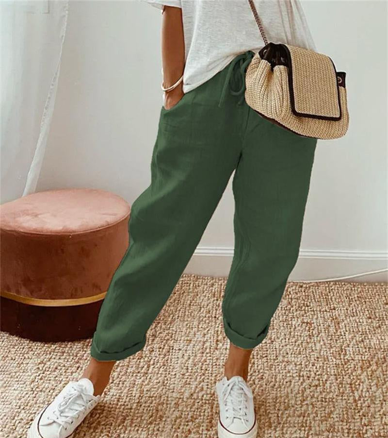 Van Beeck Amsterdam® | Elegante linnen zomerbroek