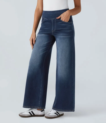 Van Beeck Amsterdam® | Comfortabele jeans met hoge taille