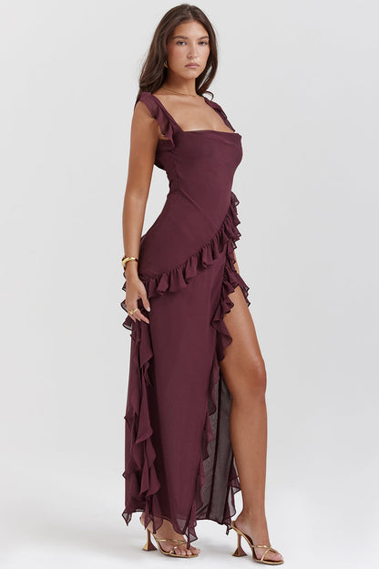 Van Beeck Amsterdam® | Stralende Jurk met Ruffles