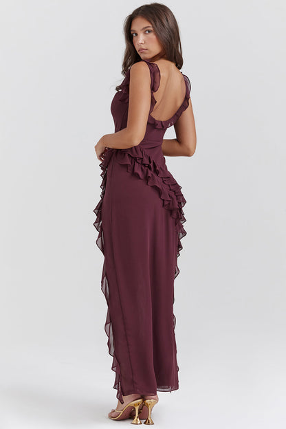 Van Beeck Amsterdam® | Stralende Jurk met Ruffles