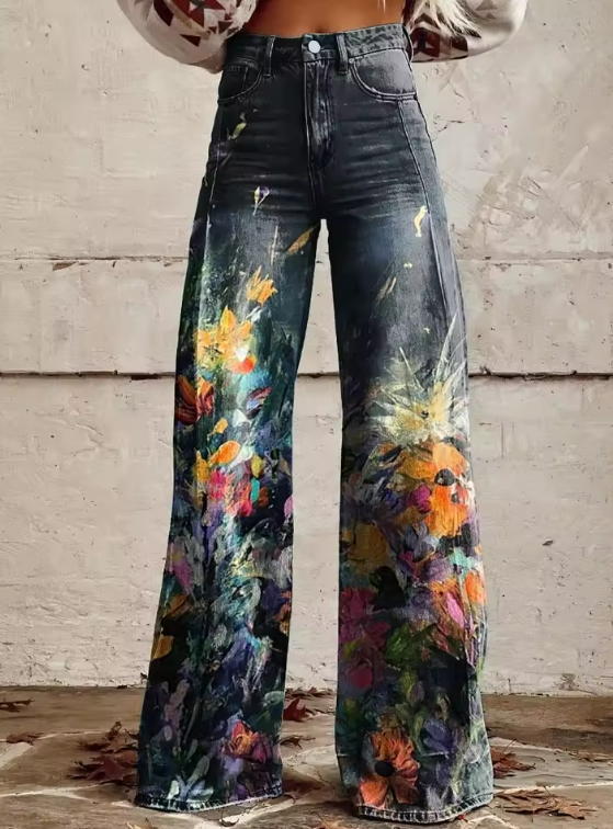 Van Beeck Amsterdam® | Boho Chic Vloeiende en Comfortabele Broek