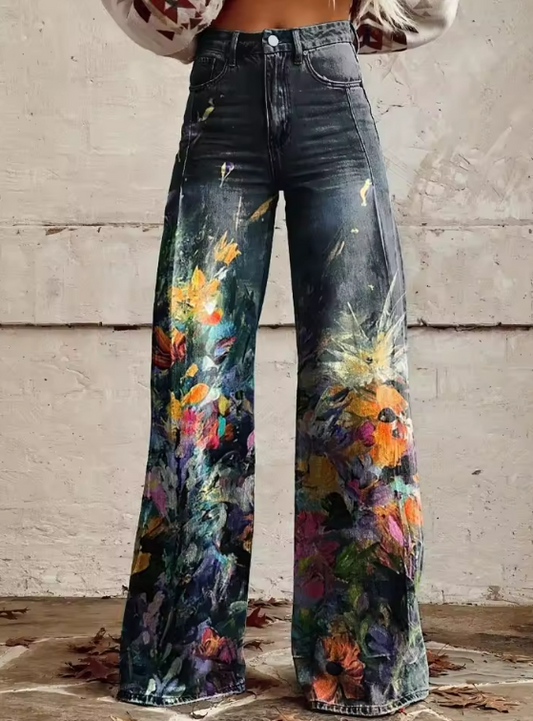 Van Beeck Amsterdam® | Boho Chic Vloeiende en Comfortabele Broek