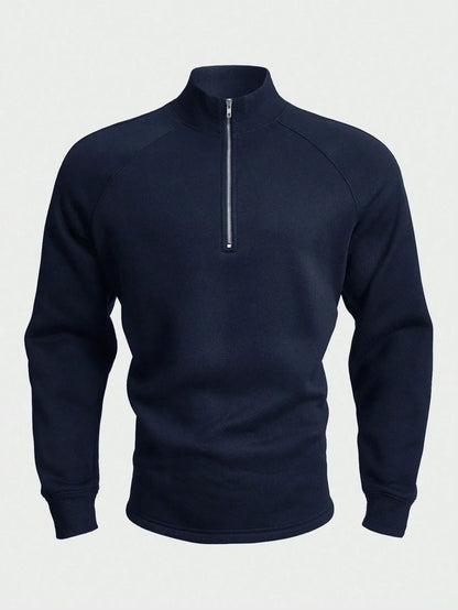 Van Elst Mode® | Zip-up met halve rits