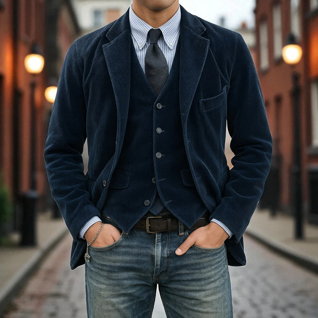 Van Elst Mode® | 2-DELIGE PAK: BLAZER EN VEST
