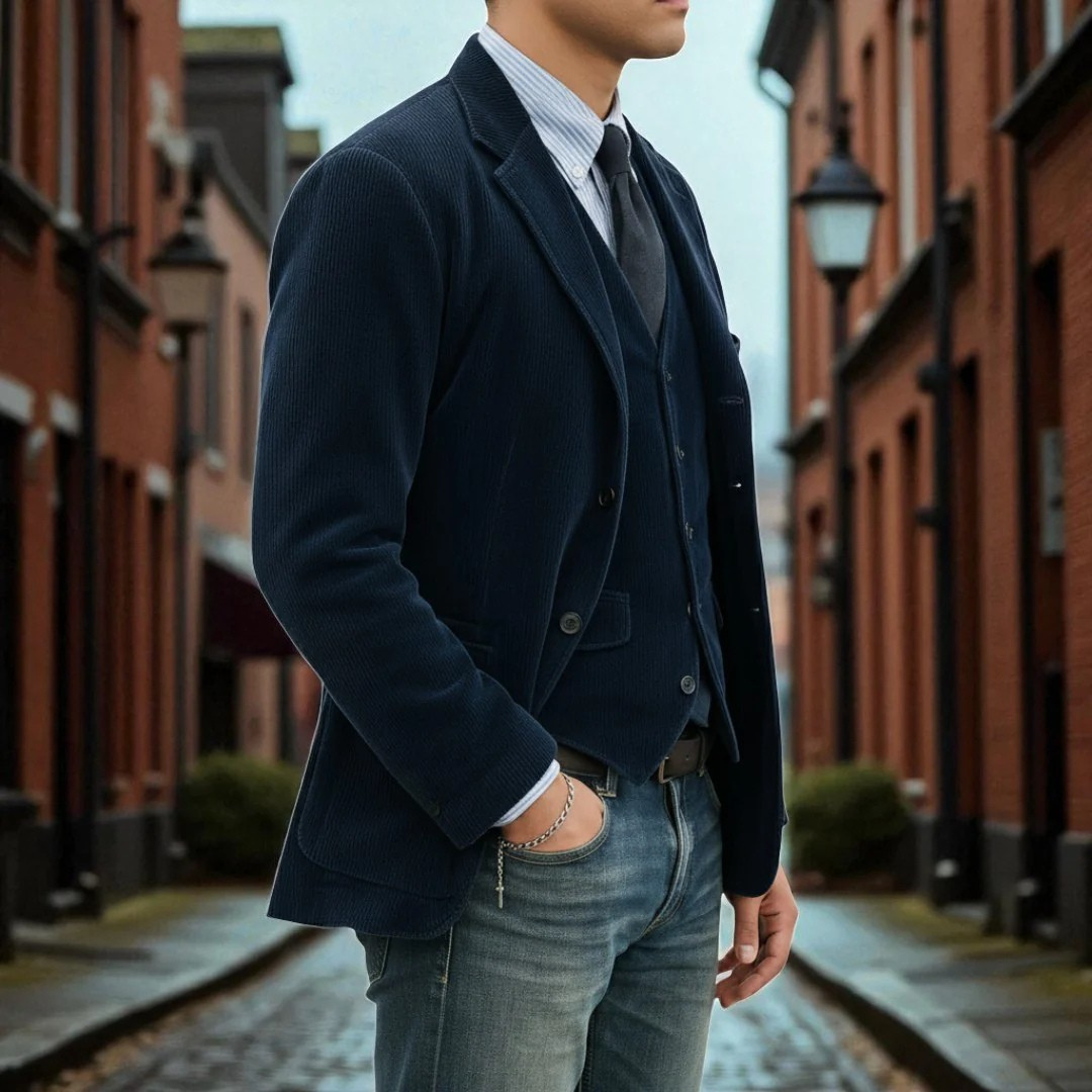Van Elst Mode® | 2-DELIGE PAK: BLAZER EN VEST