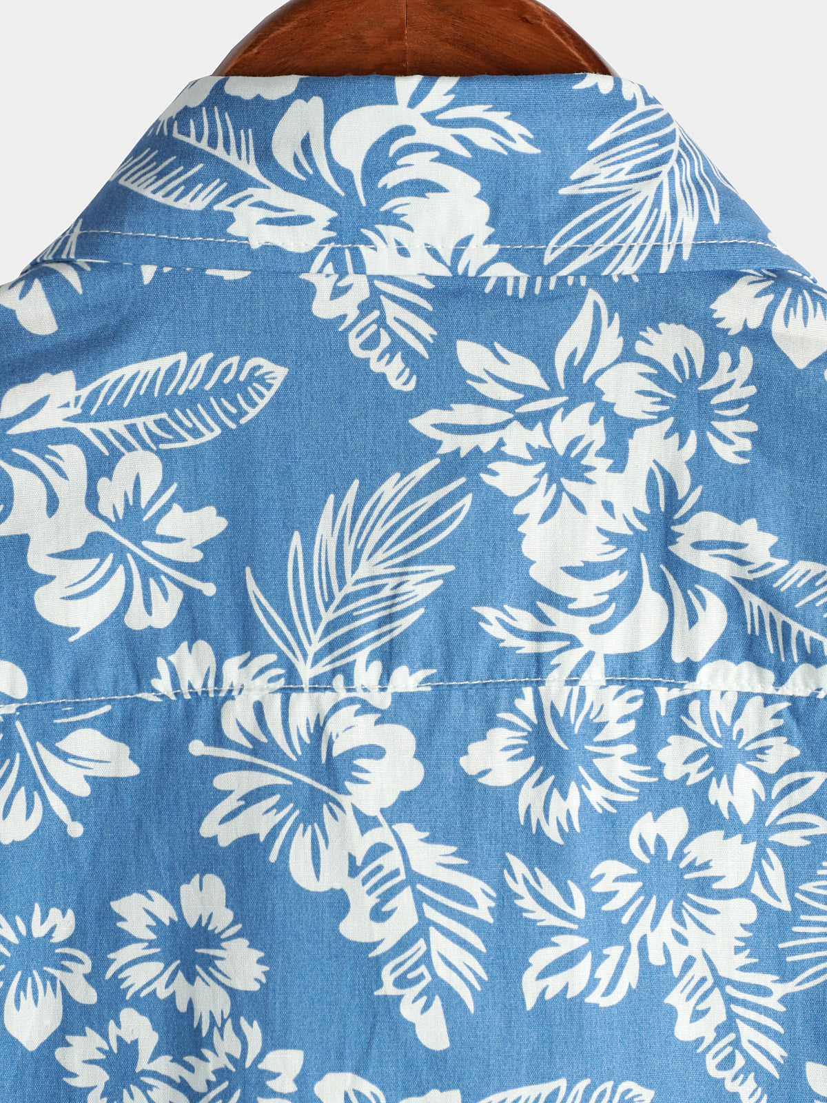 Van Beeck Amsterdam®| Hawaïblouse met korte mouwen en bloemenpatroon