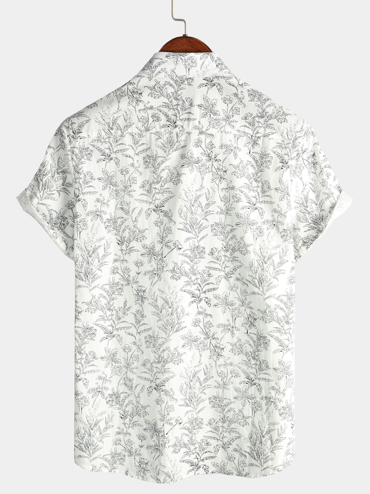 Van Elst Mode®| Katoenen Hawaii Overhemd met Korte Mouwen