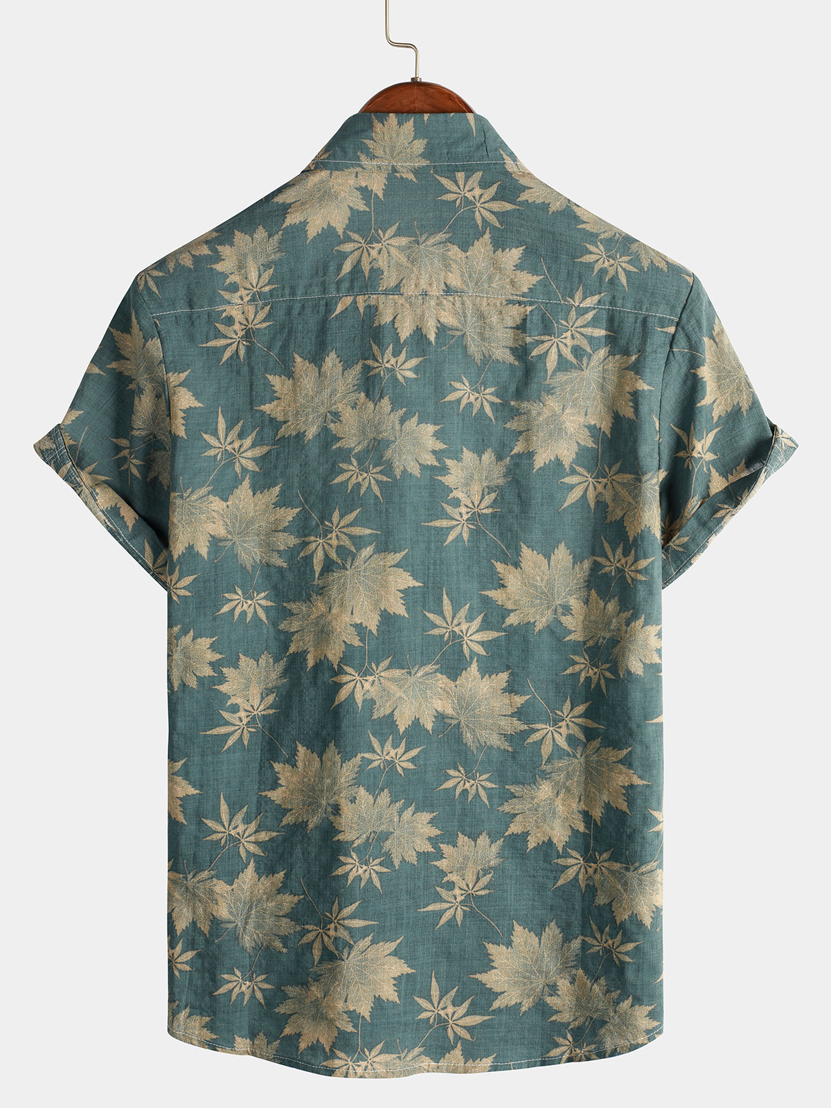 Van Elst Mode®| Katoenen Hawaii Overhemd met Korte Mouwen