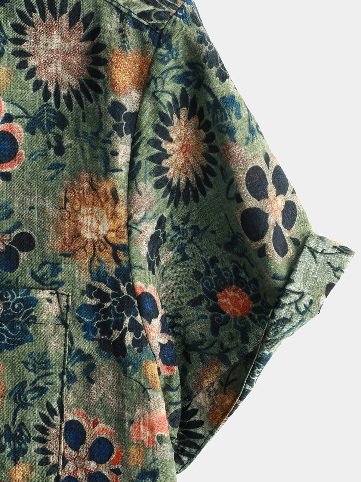 Van Elst Mode®| Katoenen Hawaii Overhemd met Korte Mouwen
