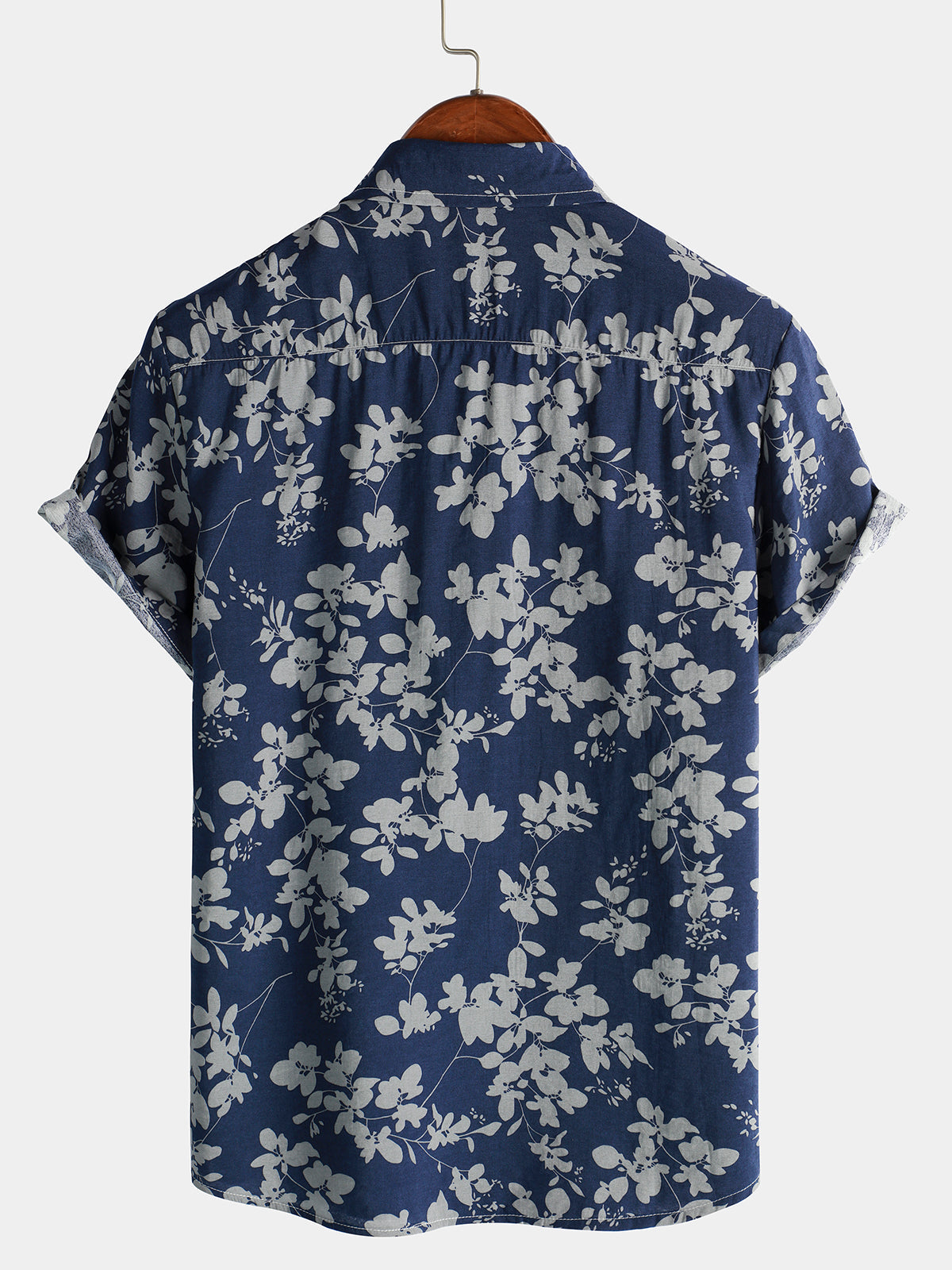 Van Elst Mode®| Katoenen Hawaii Overhemd met Korte Mouwen