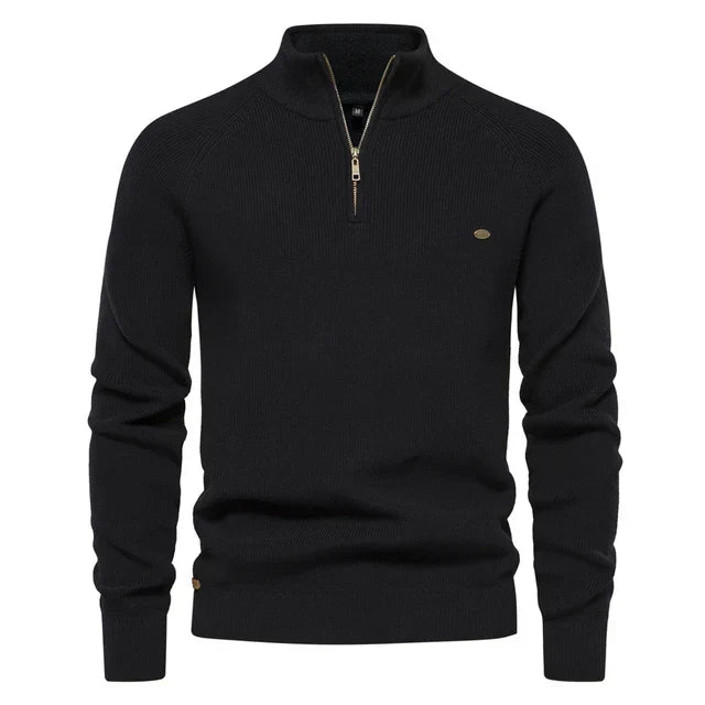 Van Elst Mode® | Gebreide Zip-Up Trui