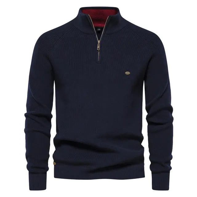 Van Elst Mode® | Gebreide Zip-Up Trui