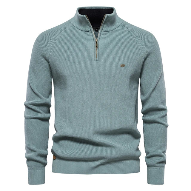Van Elst Mode® | Gebreide Zip-Up Trui