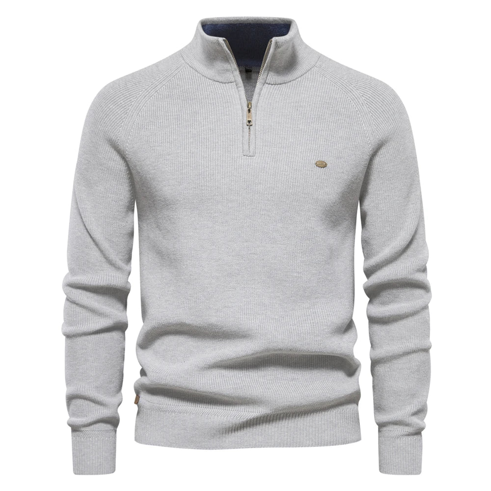 Van Elst Mode® | Gebreide Zip-Up Trui