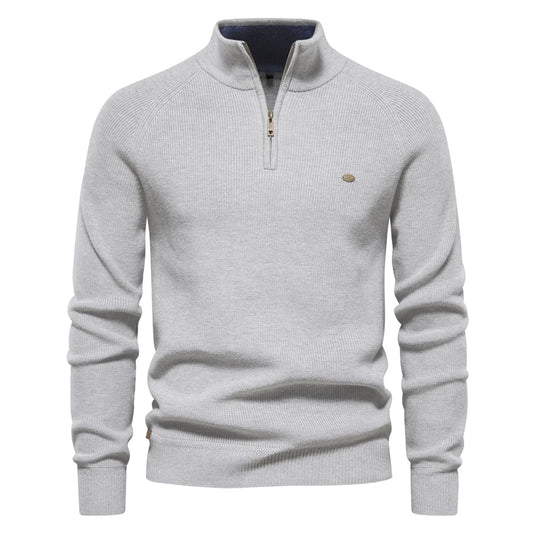 Van Beeck Amsterdam® | Gebreide Zip-Up Trui