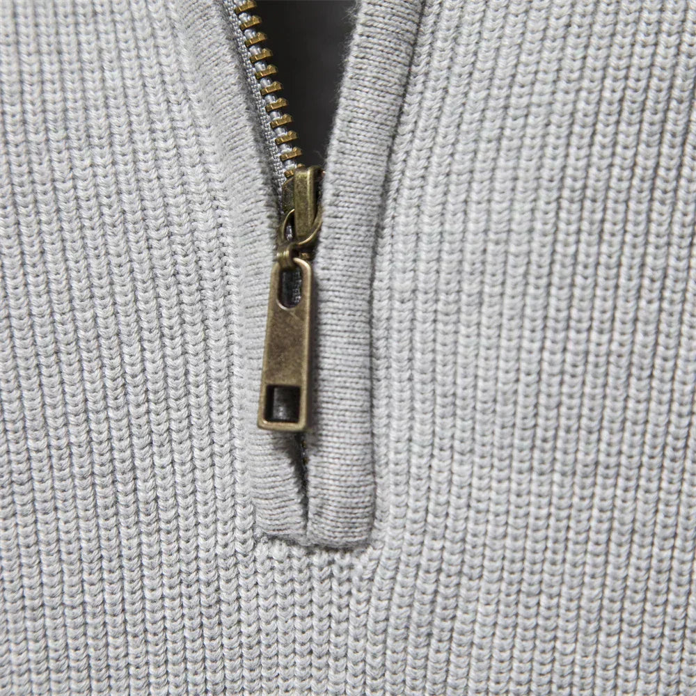 Van Elst Mode® | Gebreide Zip-Up Trui