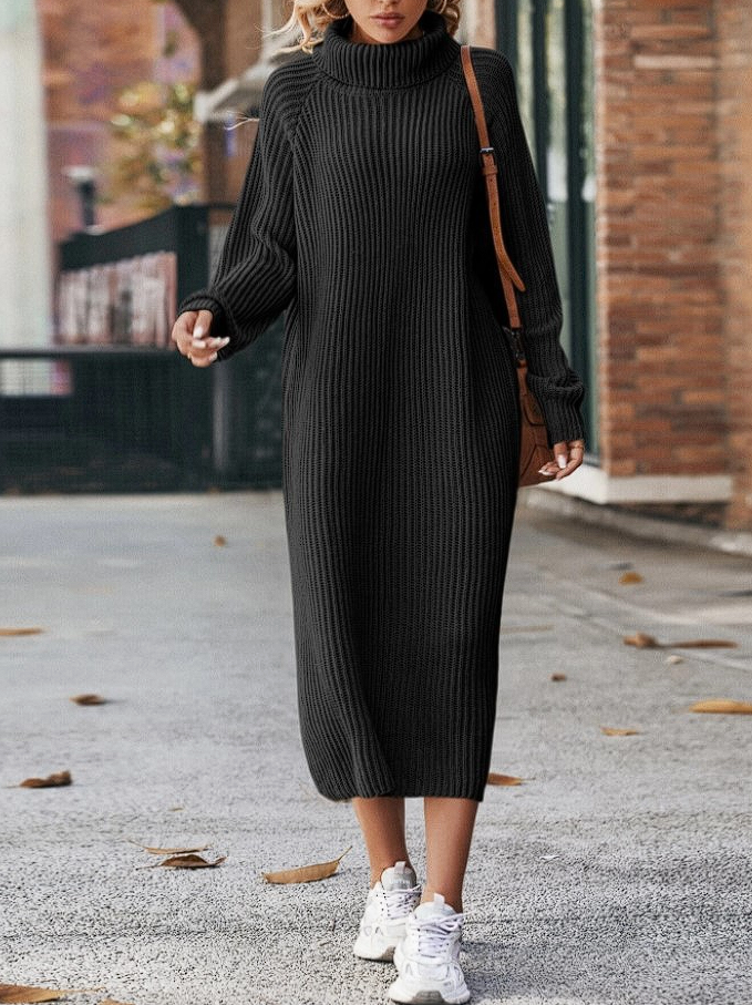 Van Beeck Amsterdam® | Casual Gebreide Jurk