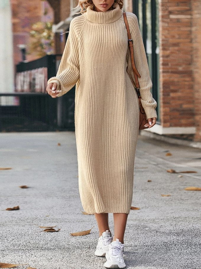 Van Beeck Amsterdam® | Casual Gebreide Jurk