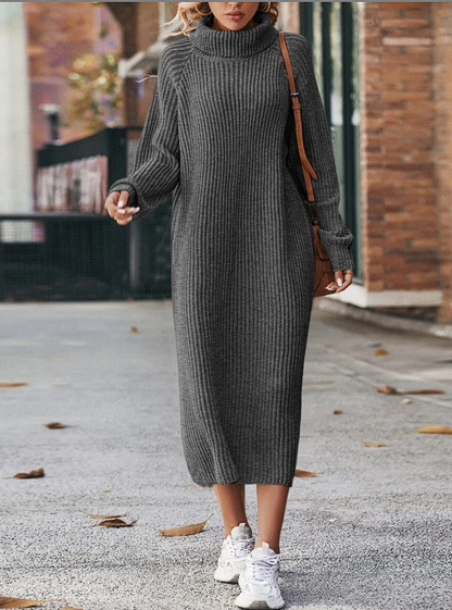 Van Beeck Amsterdam® | Casual Gebreide Jurk