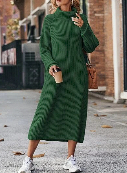 Van Beeck Amsterdam® | Casual Gebreide Jurk