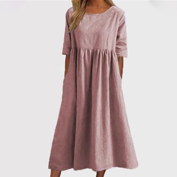 Van Beeck Amsterdam® | Elegante dames jurk met Ronde Hals