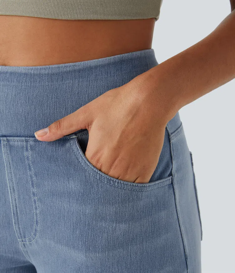 Van Beeck Amsterdam® | Comfortabele jeans met hoge taille