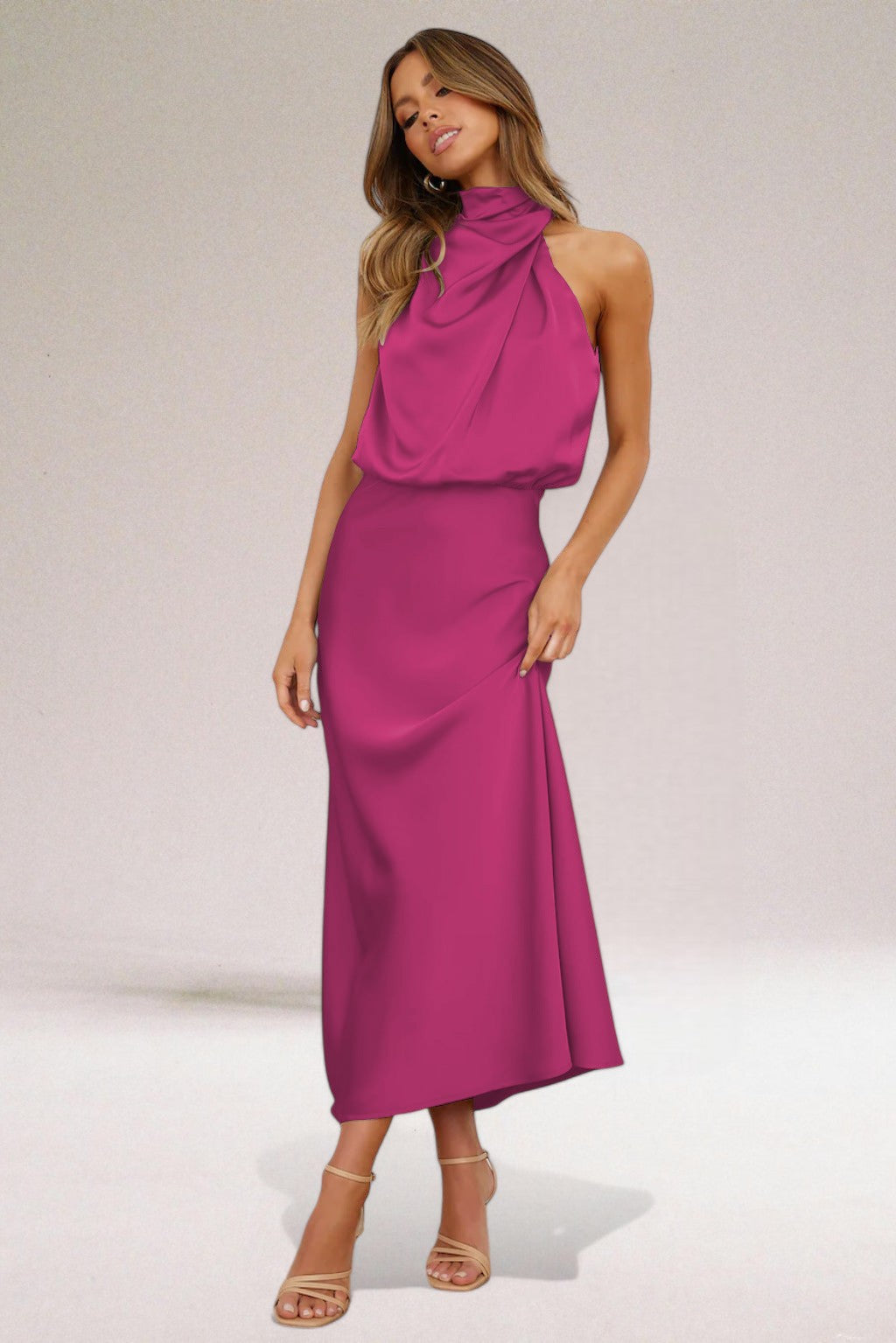 Van Beeck Amsterdam® | Satijnen Glamour Jurk