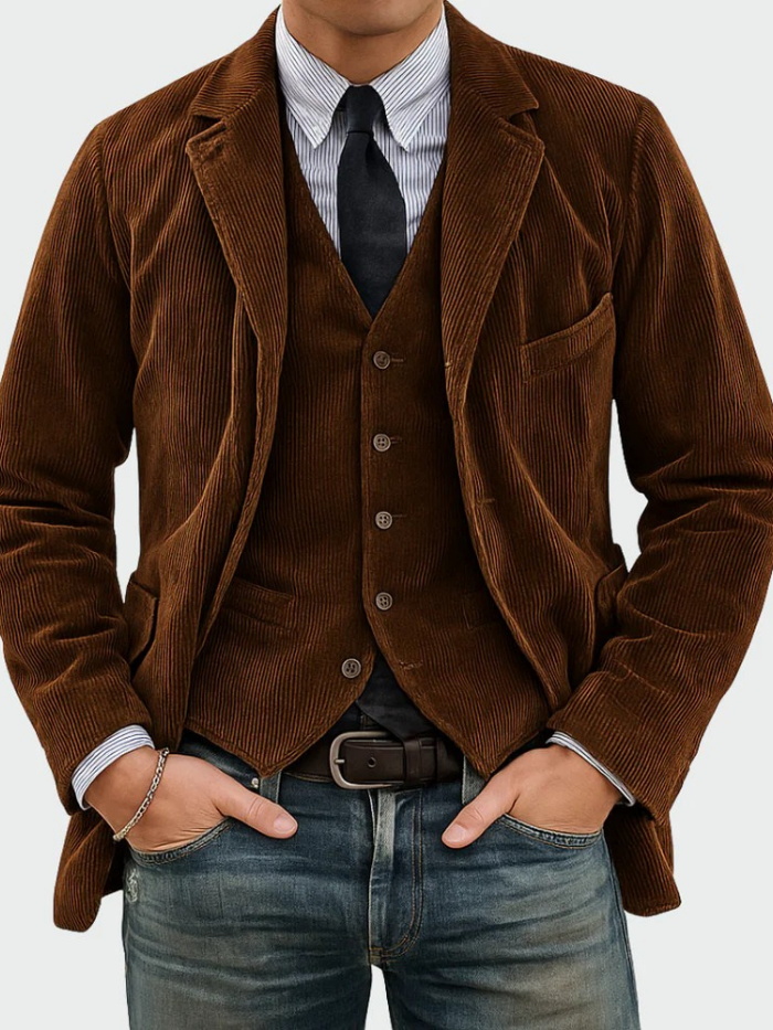 Van Elst Mode® | 2-DELIGE PAK: BLAZER EN VEST