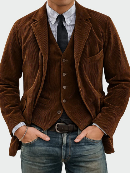 Van Elst Mode® | 2-DELIGE PAK: BLAZER EN VEST