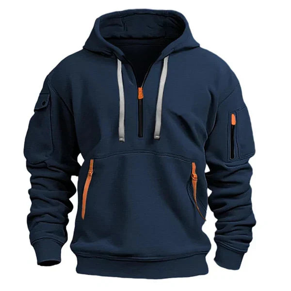 Van Elst Mode® | Stijlvolle Hoodie met ritszakken (TIJDELIJK 1+1 GRATIS!)