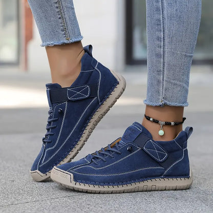 Van Elst Mode® | Comfortabele Sneakers met Brede Neus | Licht & Comfortabel