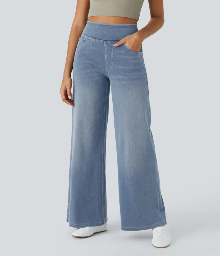 Van Beeck Amsterdam® | Comfortabele jeans met hoge taille