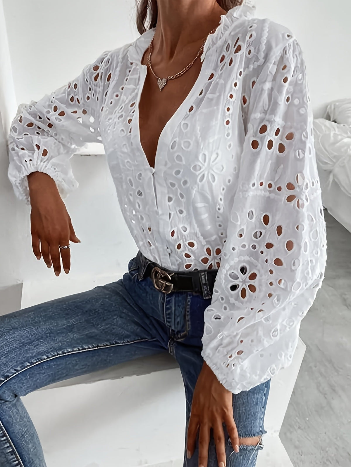 Van Beeck Amsterdam® | Geborduurde blouse
