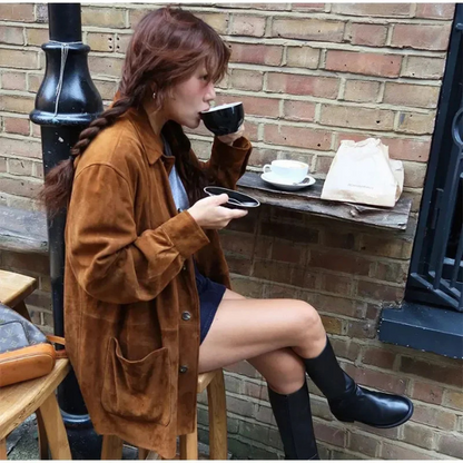 Van Beeck Amsterdam® | Suede Statement Coat