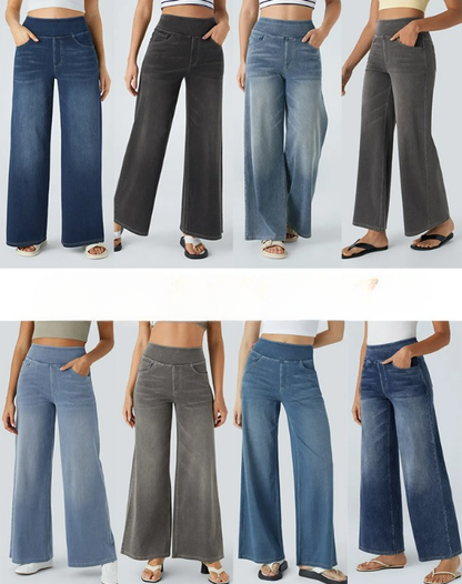 Van Beeck Amsterdam® | Comfortabele jeans met hoge taille