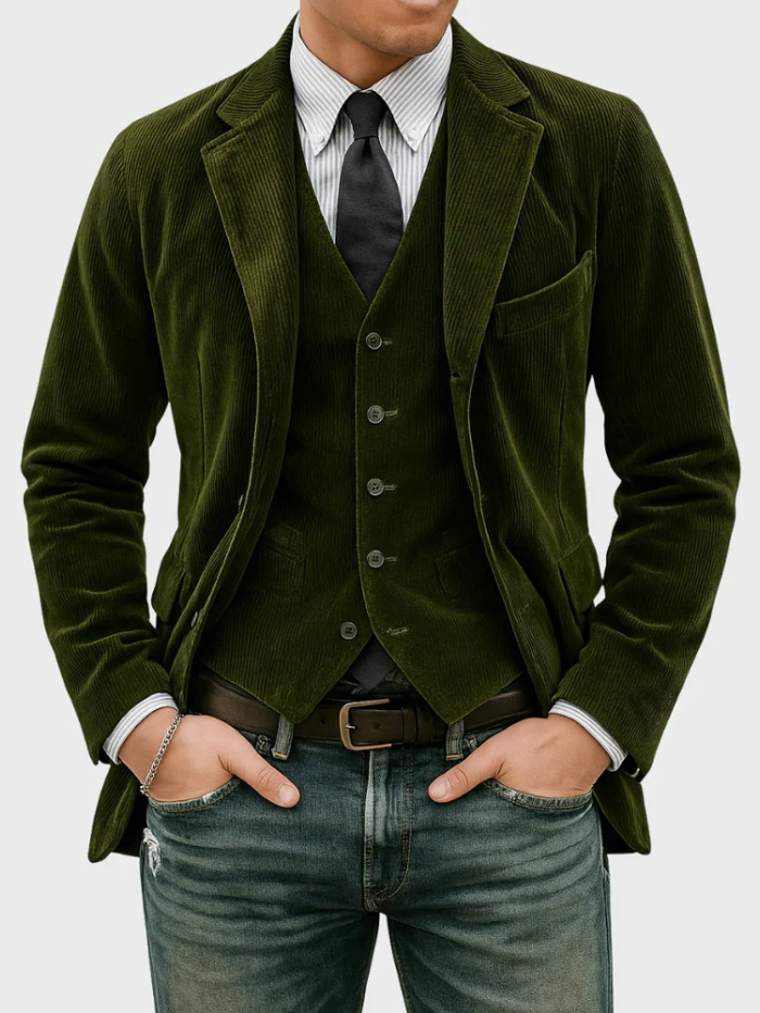 Van Elst Mode® | 2-DELIGE PAK: BLAZER EN VEST