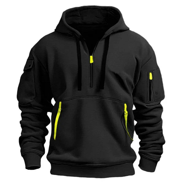 Van Elst Mode® | Stijlvolle Hoodie met ritszakken (TIJDELIJK 1+1 GRATIS!)