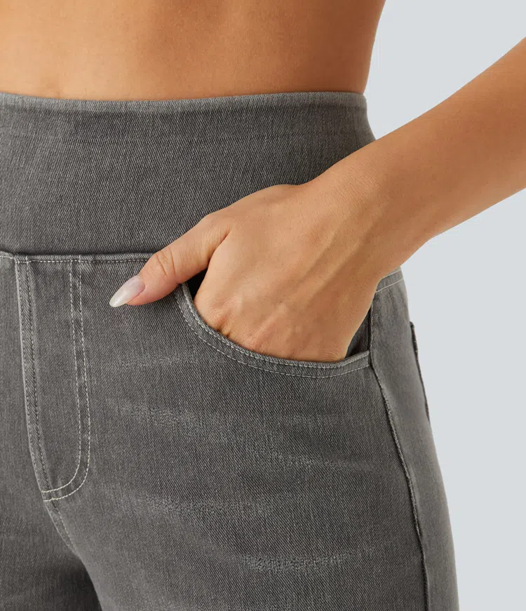 Van Beeck Amsterdam® | Comfortabele jeans met hoge taille