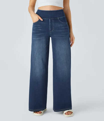 Van Beeck Amsterdam® | Comfortabele jeans met hoge taille