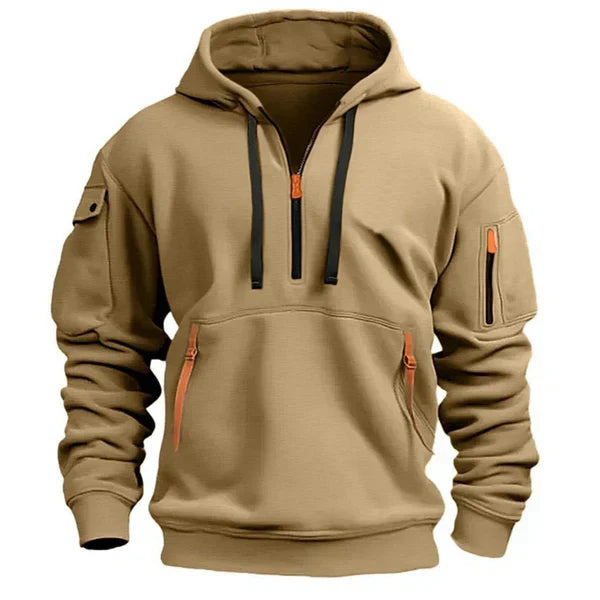 Van Elst Mode® | Stijlvolle Hoodie met ritszakken (TIJDELIJK 1+1 GRATIS!)