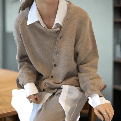 Van Beeck Amsterdam® | Cardigan Met Knoopjes