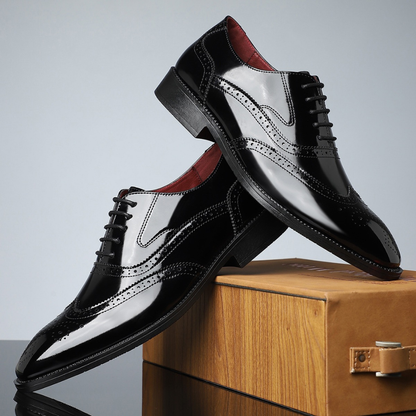Van Beeck Amsterdam® | Wingtip Oxfords met Tijdloze Elegantie en Dagelijks Comfort voor Formele en Casual Looks